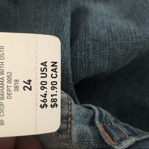 Torrid boyfriend crop distressed jeans 24 and 26 - Picture 8 of 8